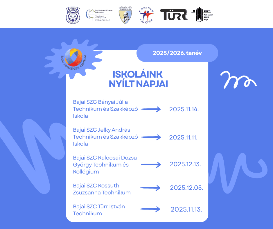ISKOLÁINK NYÍLT NAPJAI