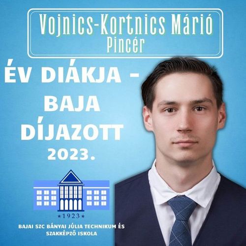 „ÉV DIÁKJA-BAJA” KITÜNTETŐ CÍM BÁNYAIS DÍJAZOTTJA